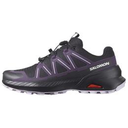 Salomon Женские кроссовки Speedcross Peak с низким верхом, устойчивые к истиранию, черные, фиолетовые 476032 | black purple