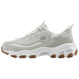 Skechers Женские белые кроссовки DLITES Support Low top Chunky 150721-ofwt | white/gray