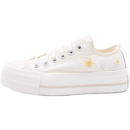 Converse Женские белые кроссовки для скейтбординга All Star Lift с низким верхом, устойчивые к истиранию a16580c | white