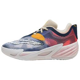 Puma Баскетбольные кроссовки All Pro Nitro Breathable Support Grip унисекс сине-красного цвета 312303-01 | blue red