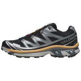 Salomon Кроссовки XT 6 с антискользящим покрытием, износостойкие, низкие, повседневные, унисекс, черные 477394 | black