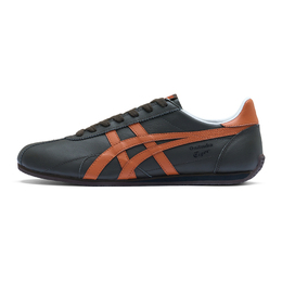 Onitsuka Tiger Износостойкие повседневные низкие кроссовки Runspark унисекс, черно-коричневые 1183c442-200 | dark brown