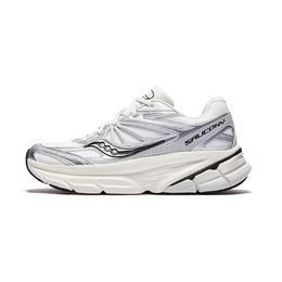Saucony Низкие износостойкие кроссовки для бега унисекс с амортизацией, белые, серебристые s28237-5 | white silver