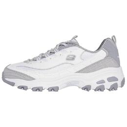 Skechers Низкие массивные кроссовки DLITES женские, белые, серые 150536-wgy | white/gray