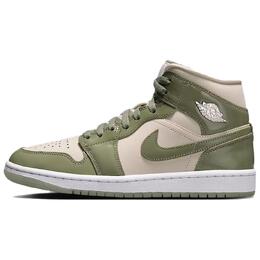 Jordan Кроссовки 1 Mid Se Sea Glass Oil Green Women's hf4079-003 | green