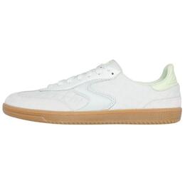 Skechers Низкие женские кроссовки для скейтбординга, белые, зеленые 185238-lmmt | white green