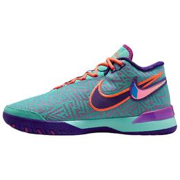 Nike Баскетбольные кроссовки LeBron NXXT Genisus Slip Resistant, износостойкие, среднего размера, унисекс, синие hf0711-300 | blue