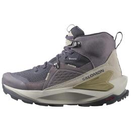 Salomon Женские треккинговые кроссовки Elixir Anti-Slip, износостойкие, среднего размера, фиолетово-серые l47576800 | purple gray