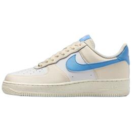 Nike Кроссовки Air Force 1 Low '07 Next Nature Pale Ivory University Blue Women dc9486-110 | white blue