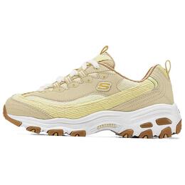 Skechers DLITES амортизирующие износостойкие низкие кроссовки на массивной подошве женские желтые 150242-must | mango nectar