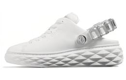 Кроссовки Diamond Maxi Sling Slippers Jimmy Choo, White diamondmaxicrystalndl0c9039白色 | white