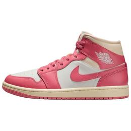 Кроссовки 1 Mid Guava Ice Women's Jordan, Pink/White bq6472-109 | pink/white