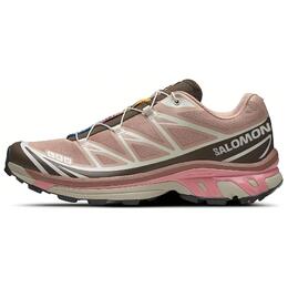 Salomon Низкие повседневные кроссовки XT 6 Shock Absorbers унисекс розово-коричневые 477373 | pink brown