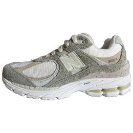 New Balance Низкие повседневные кроссовки NB 2002R унисекс, белые, зеленые, свободный крой m2002rco | white green