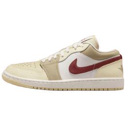 Jordan Кроссовки 1 Low Se Desert Khaki Red Sepia Women's hv6530-100 | ecru
