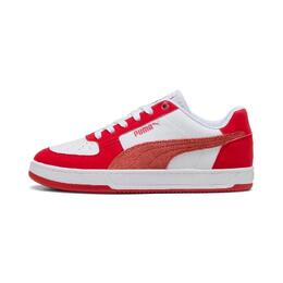 Puma Кроссовки для скейтбординга Caven 2.0 Low Top, женские, белые, красные 401608-02 | white/red