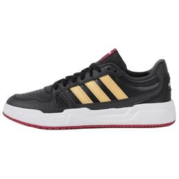 Adidas Баскетбольные кроссовки с низким верхом, противоскользящие, износостойкие, для скейтбординга, унисекс, черные jq1168 | black