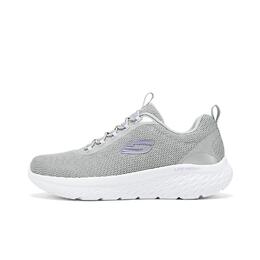 Женские кроссовки с амортизаторами серии GO, серые, с низким верхом Skechers, Gray Light Purple 897926-gylv | gray light purple
