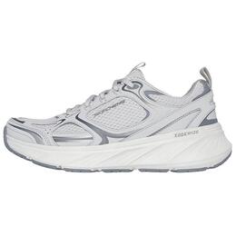 Skechers СПОРТИВНЫЕ МУЖСКИЕ АМОРТИЗАТОРНЫЕ НИЗКИЕ ИЗНОСОСТОЙКИЕ ПОВСЕДНЕВНЫЕ КРОССОВКИ ЖЕНСКИЕ СЕРЫЕ БЕЛЫЕ 150475-gry | gray/silver