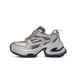 Массивные кроссовки женские цвета оружейной стали Eblan, Gunmetal (Fleece-Lined) ef544037mf3 | gunmetal (fleece-lined)