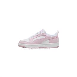 Puma Кроссовки для скейтбординга Rebound V6 Low Top, женские, бежевые, белые, розовые, горные 392328-40 | tan white rose mountain