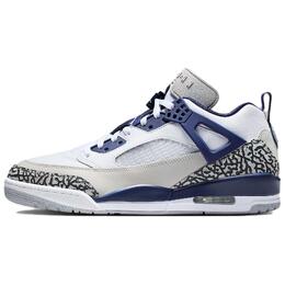 Jordan Кроссовки Spizike Low White Neutral Grey Anthracite Midnight Navy fq1759-140 | white blue