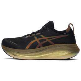Asics Кроссовки для бега на длинные дистанции с дышащим покрытием, ударопрочные, с отскоком, с низким верхом, унисекс, черные 1011c095-001 | black