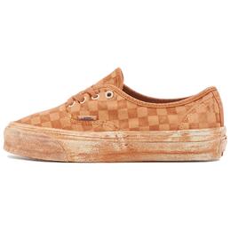 Кроссовки Premium Authentic 44 'Dip Dye Checkerboard Marmalade Orange' Women's Vans, Orange vn0007qz52k | orange