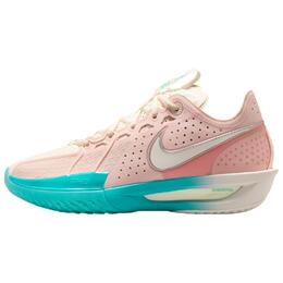 Nike Баскетбольные кроссовки GT Cut 3 с низким верхом, нескользящие и дышащие, унисекс, розовые dv2913-601 | pink/cyan/white