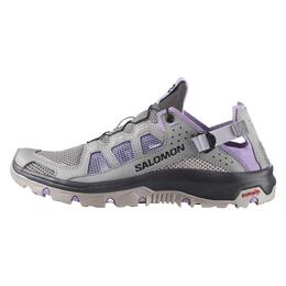 Salomon Женские кроссовки для походов по реке Techamphibian 5 Breathable Quick Dry Grip, цвет "Голубая чайка" 477991 | gull gray color