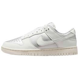 Женские кроссовки Dunk Low Next Nature Sheer Lace Metallic Platinum Nike, White ib7311-001 | white