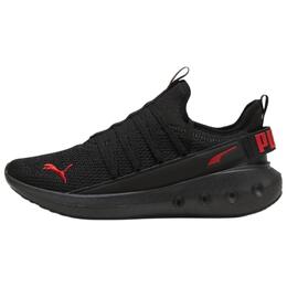 Puma Кроссовки SOFTRIDE Carson с антискользящим покрытием, износостойкие, низкие, повседневные, для бега по городу, унисекс, черные, красные 310155-04 | black red