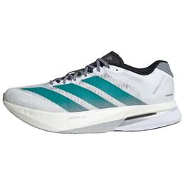 Adidas Кроссовки Adizero Boston 13 White Pure Teal jr4791 | white cyan