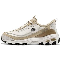 Skechers Низкие массивные кроссовки DLITES женские, белые, коричневые 150721-nat | white brown