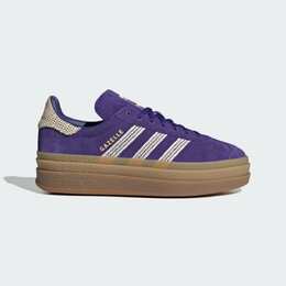 Кроссовки на платформе Adidas Gazelle Bold Shoes, цвет Collegiate Purple/Wonder White/Gold Metallic js3359 | collegiate purple/wonder white/gold metallic
