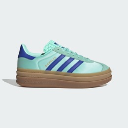 Кроссовки на платформе Adidas Gazelle Bold Shoes, цвет Clear Mint/Lucid Blue/Gold Metallic ji2702 | clear mint/lucid blue/gold metallic