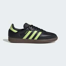 Кроссовки Adidas Samba OG Shoes, цвет Core Black/Pulse Lime/Gum js1387 | core black/pulse lime/gum