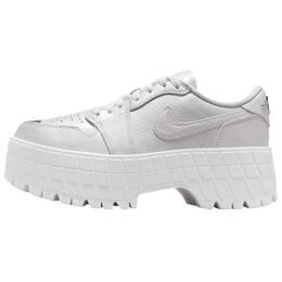 Jordan Кроссовки 1 Brooklyn Low White Metallic Silver Women's hf3184-100 | white