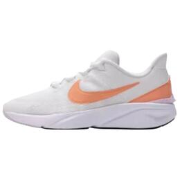 Nike Женские кроссовки Star Runner 4 с низким верхом, устойчивые к скольжению, белые, оранжевые dx7615-104 | white orange