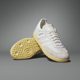 Кроссовки Adidas Samba Germany Indoor Soccer Shoes, цвет Cloud White/Off White/Almost Yellow jh5649 | cloud white/off white/almost yellow