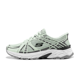 Skechers Женские кроссовки Silver Wing с низким верхом и массивной подошвой, устойчивые к истиранию, мятно-серые 150713-gymn | mint gray