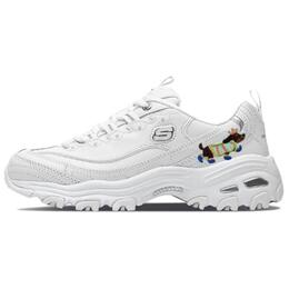 Skechers Женские кроссовки D'Lites Low Top Chunky, белые 202503-ska | white/silver