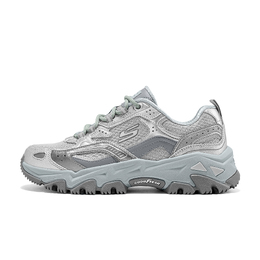 Низкие кроссовки Cloud Island Cushioning для активного отдыха, женские, серебристо-серые Skechers, Silver Gray 180330-slgy | silver gray
