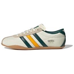 Женские кожаные кроссовки Adidas Tokyo Adidas, Beige Green jq0586 | beige green