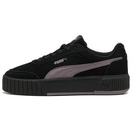 Puma Женские черные кроссовки для скейтбординга Carina Mia, устойчивые к истиранию 402638-03 | black
