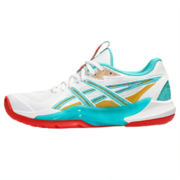 Asics Кроссовки женские POWERBREAK FF Low Top, белые, зеленые 1072a123-960 | white green