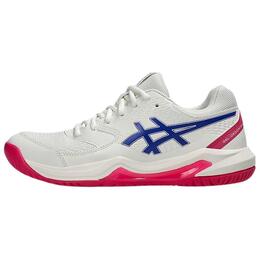 Asics Теннисные кроссовки Gel Dedicate 8 женские, белые, синие, розовые 1042a235-105 | white blue pink
