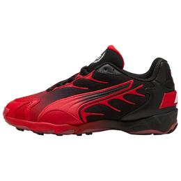 Puma Износостойкие низкие кроссовки для бега унисекс, черные, красные 308889-01 | black red