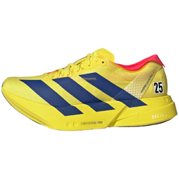 Adidas Кроссовки Adizero Adios Pro 4 с низким верхом для бега на длинные дистанции, устойчивые к истиранию, женские, желтые jr6358 | clear blue/yellow/clear red
