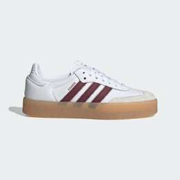 Кроссовки на платформе Adidas Sambae Shoes, цвет Cloud White/Shadow Red/Off White jp5610 | cloud white/shadow red/off white